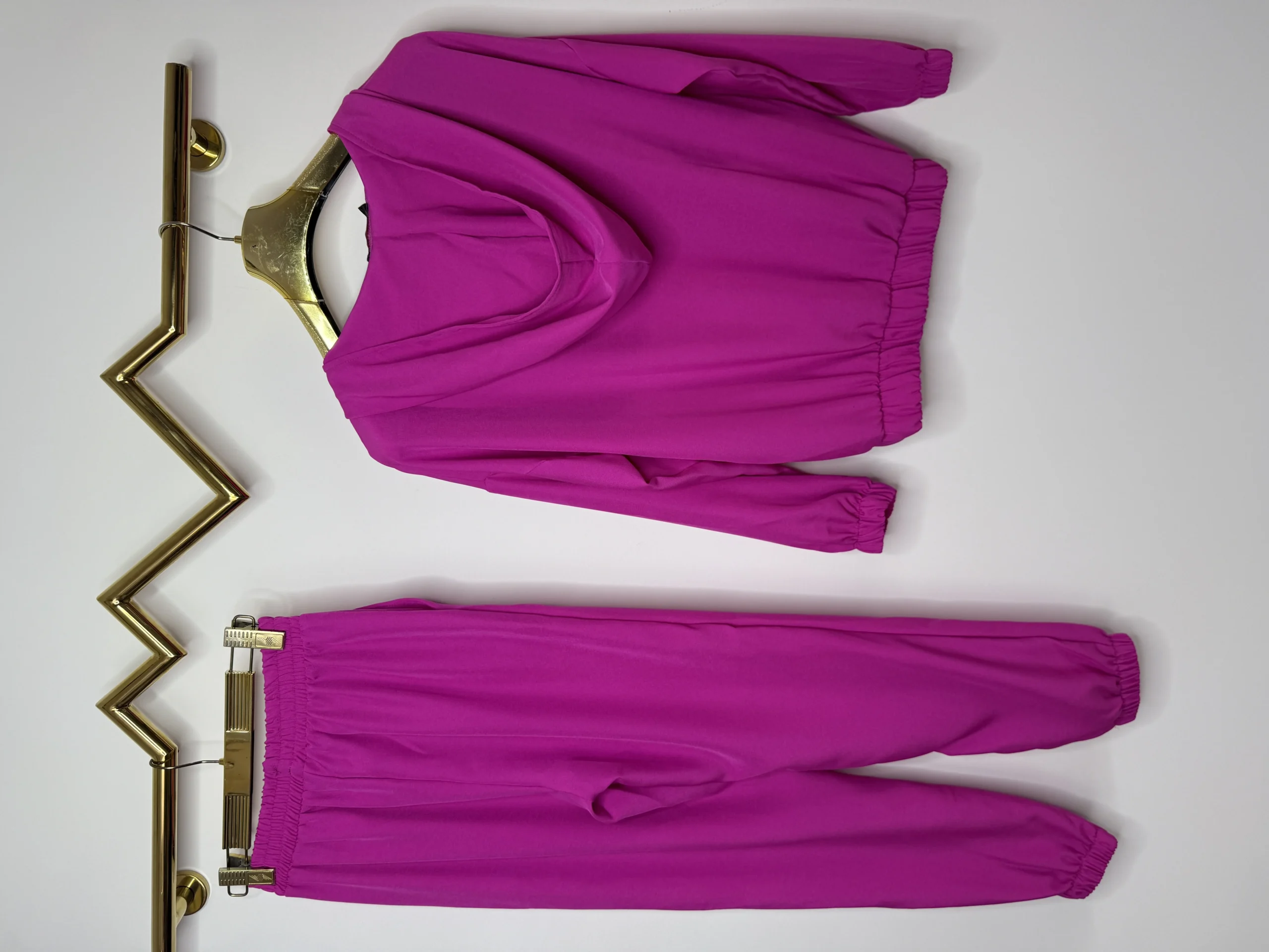 Dres Lola Bianka komplet różowy elegancki - obrazek 8