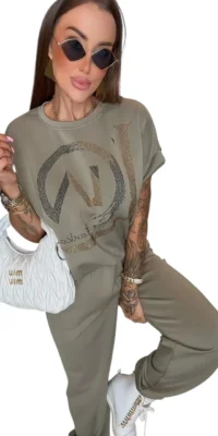 Dres Lola Bianka komplet khaki