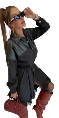 Sukienka Lola Bianka czarna wizytowa