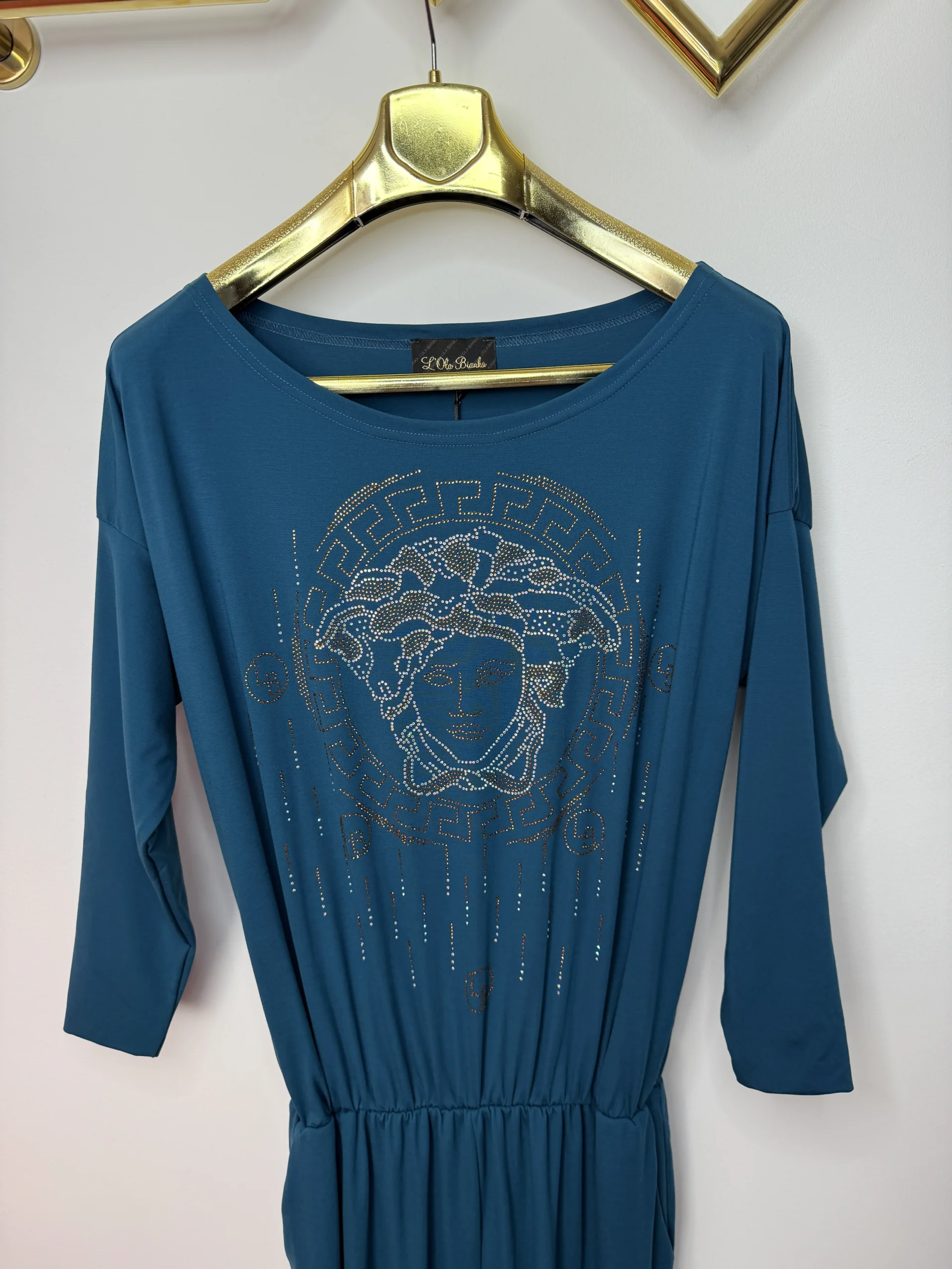 Kombinezon Lola Bianka długi niebieski - obrazek 7