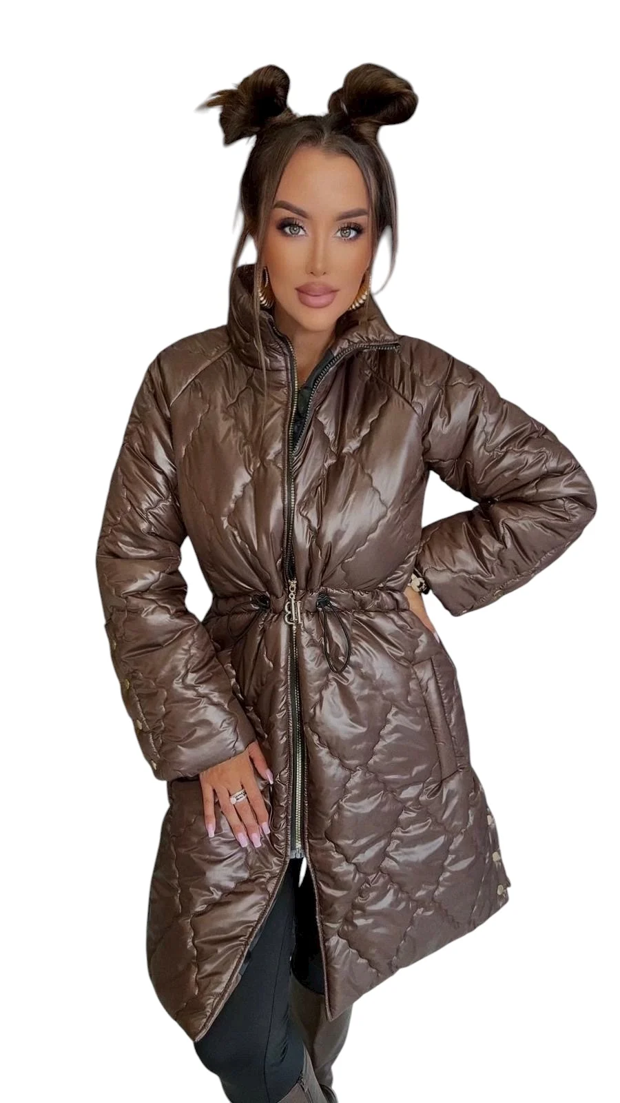 kurtka brązowa lola bianka