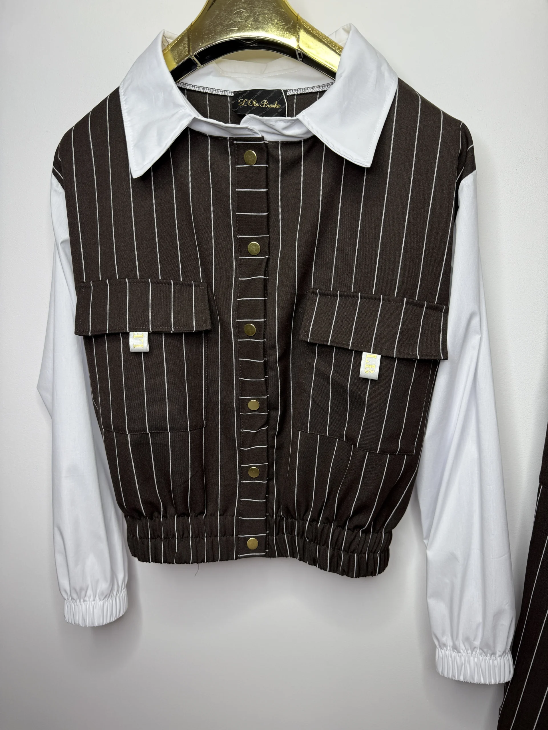 Komplet Lola Bianka brązowy garnitur - obrazek 7