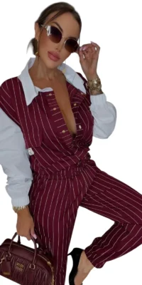 garnitur bordowy lola bianka