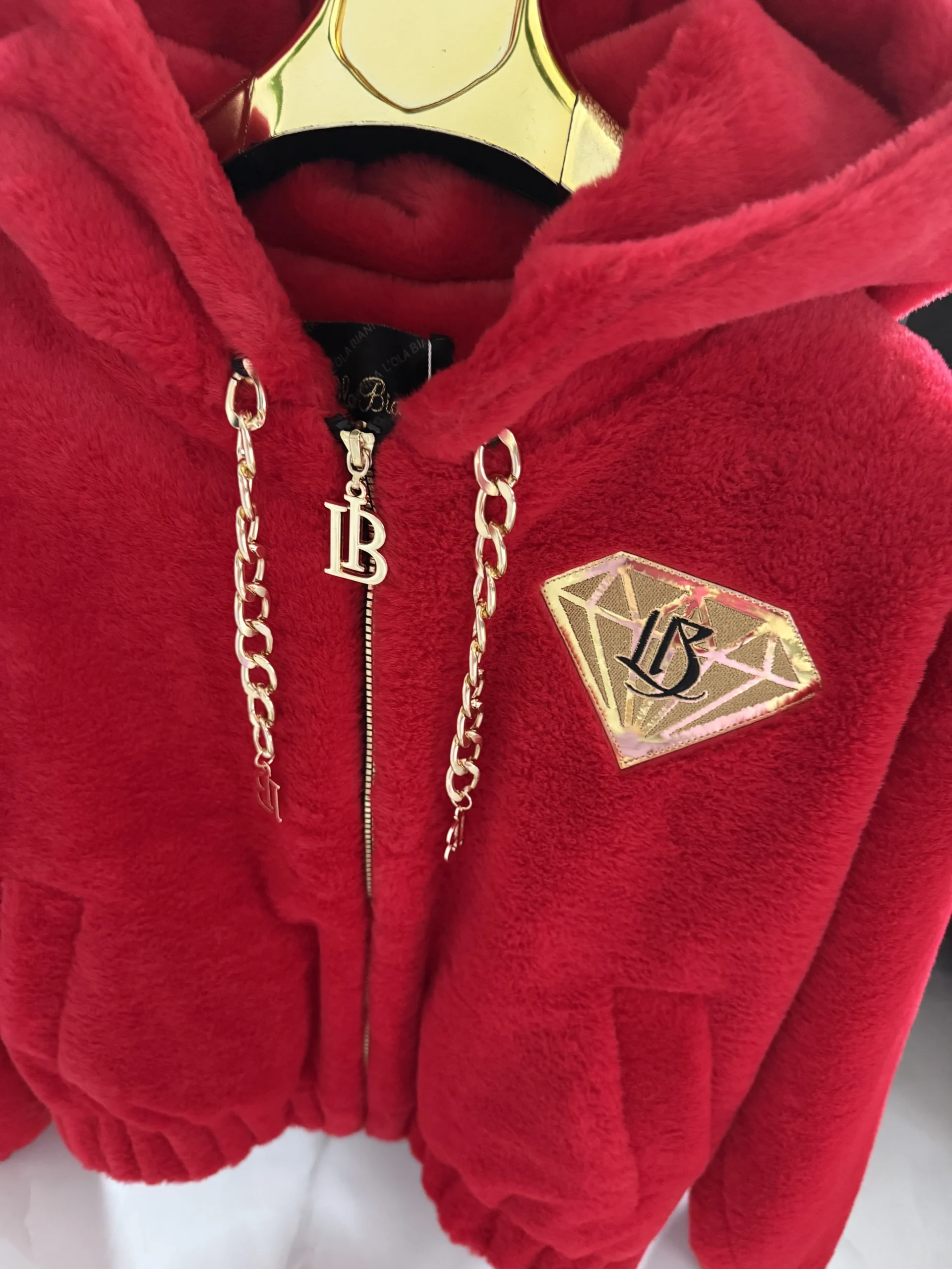 Kurtka Lola Bianka bomberka czerwona - obrazek 10