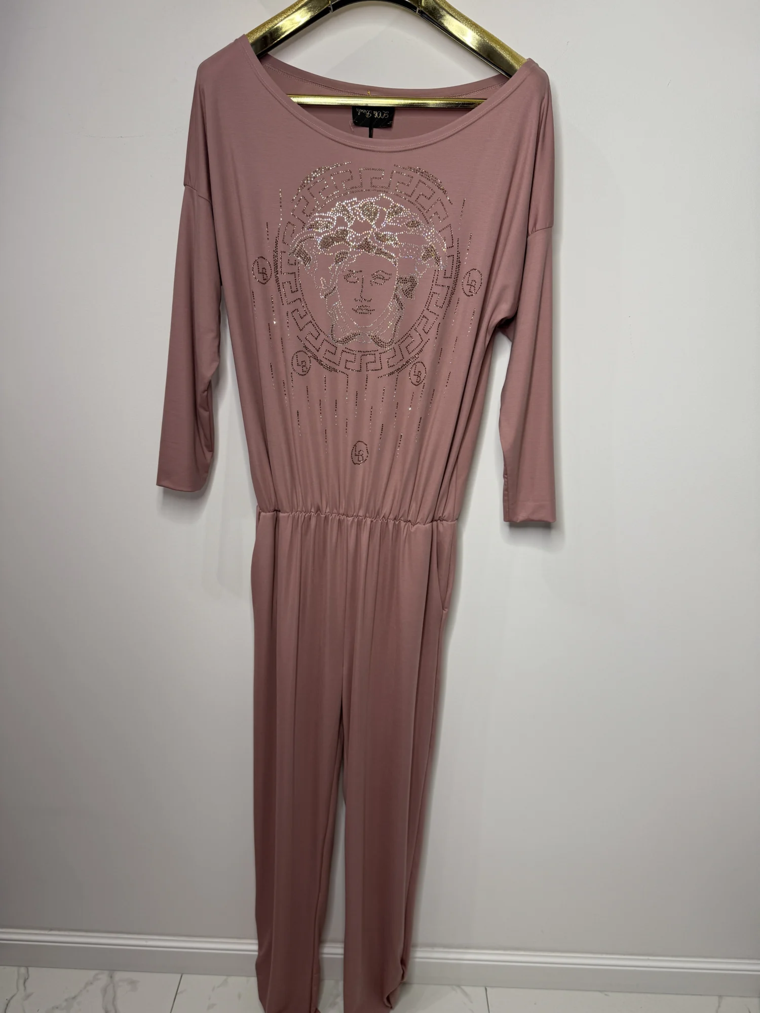 Kombinezon Lola Bianka długi różowy SALE - obrazek 7