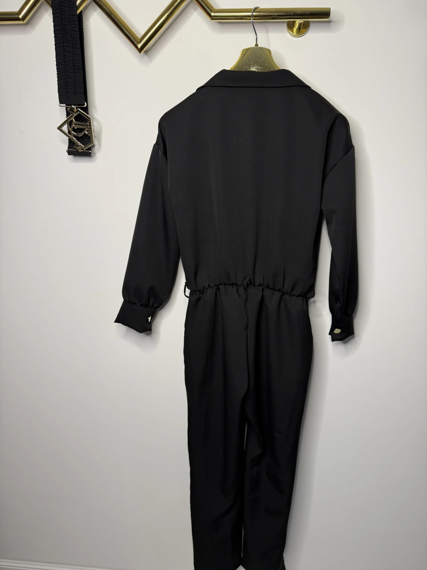 Kombinezon czarny Lola Bianka elegancki - obrazek 8