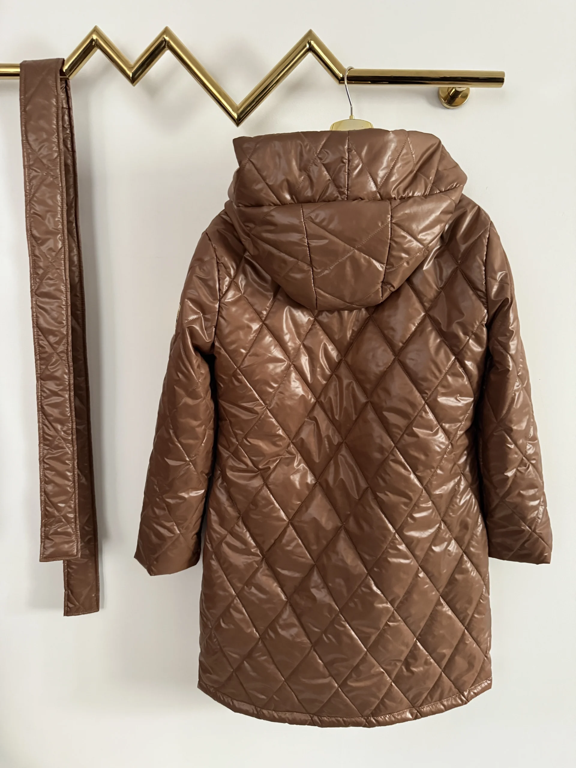 Kurtka Lola Bianka jesienno wiosenna camel - obrazek 7