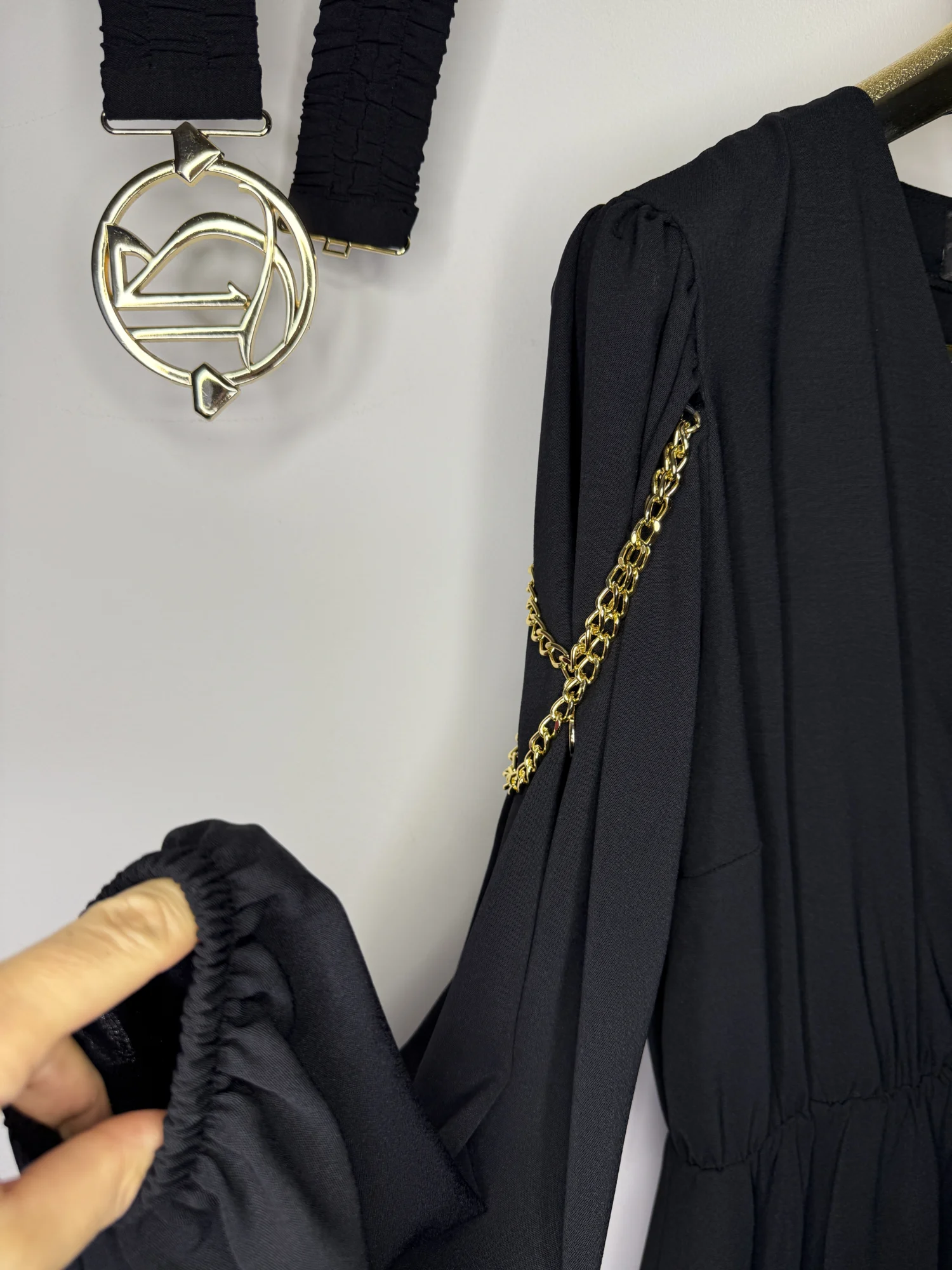 Sukienka Lola Bianka czarna wizytowa - obrazek 7