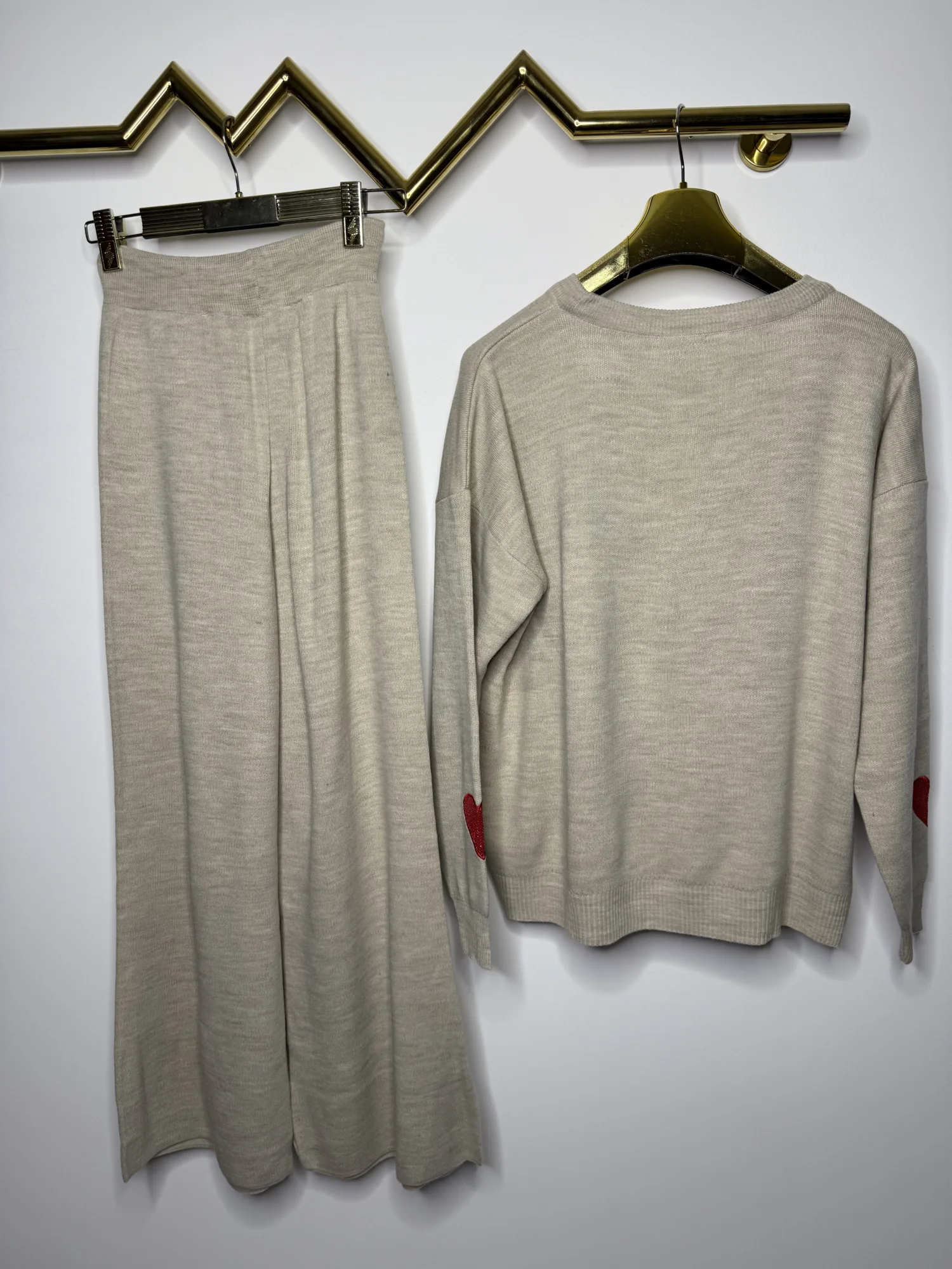 Dres Lola Bianka dzianinowy beżowy SALE - obrazek 6