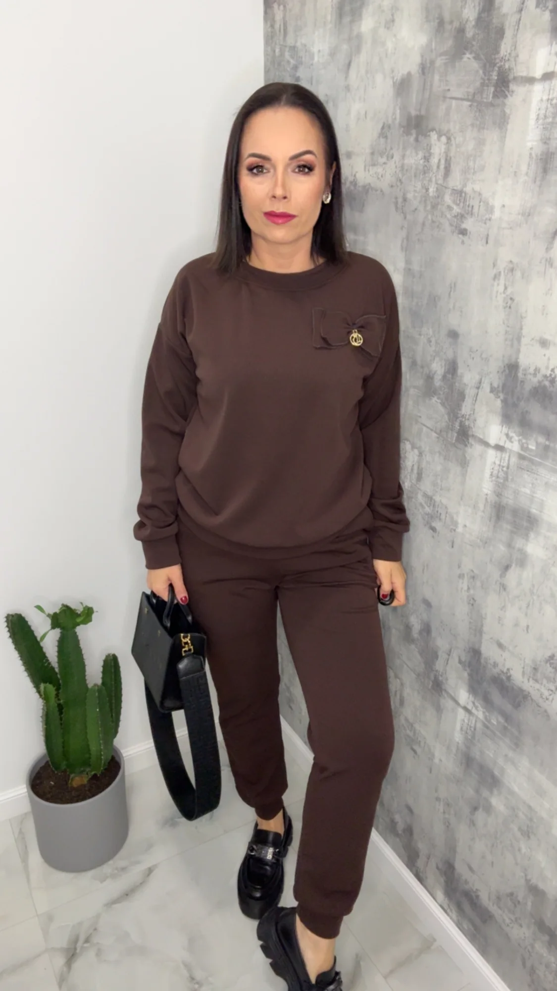 Dres Lola Bianka brązowy komplet ocieplany - obrazek 6