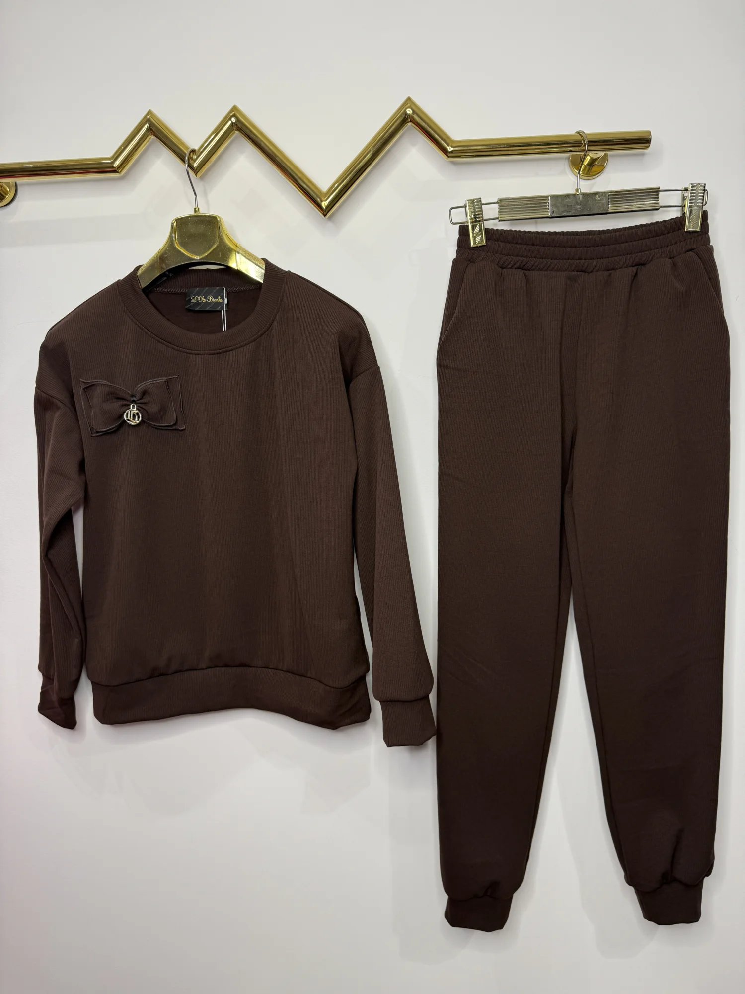 Dres Lola Bianka brązowy komplet ocieplany - obrazek 8