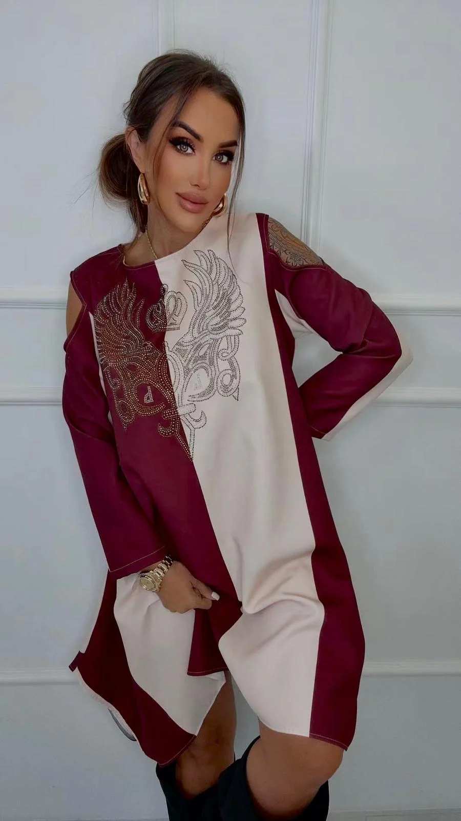 Sukienka Lola Bianka elegancka - obrazek 11