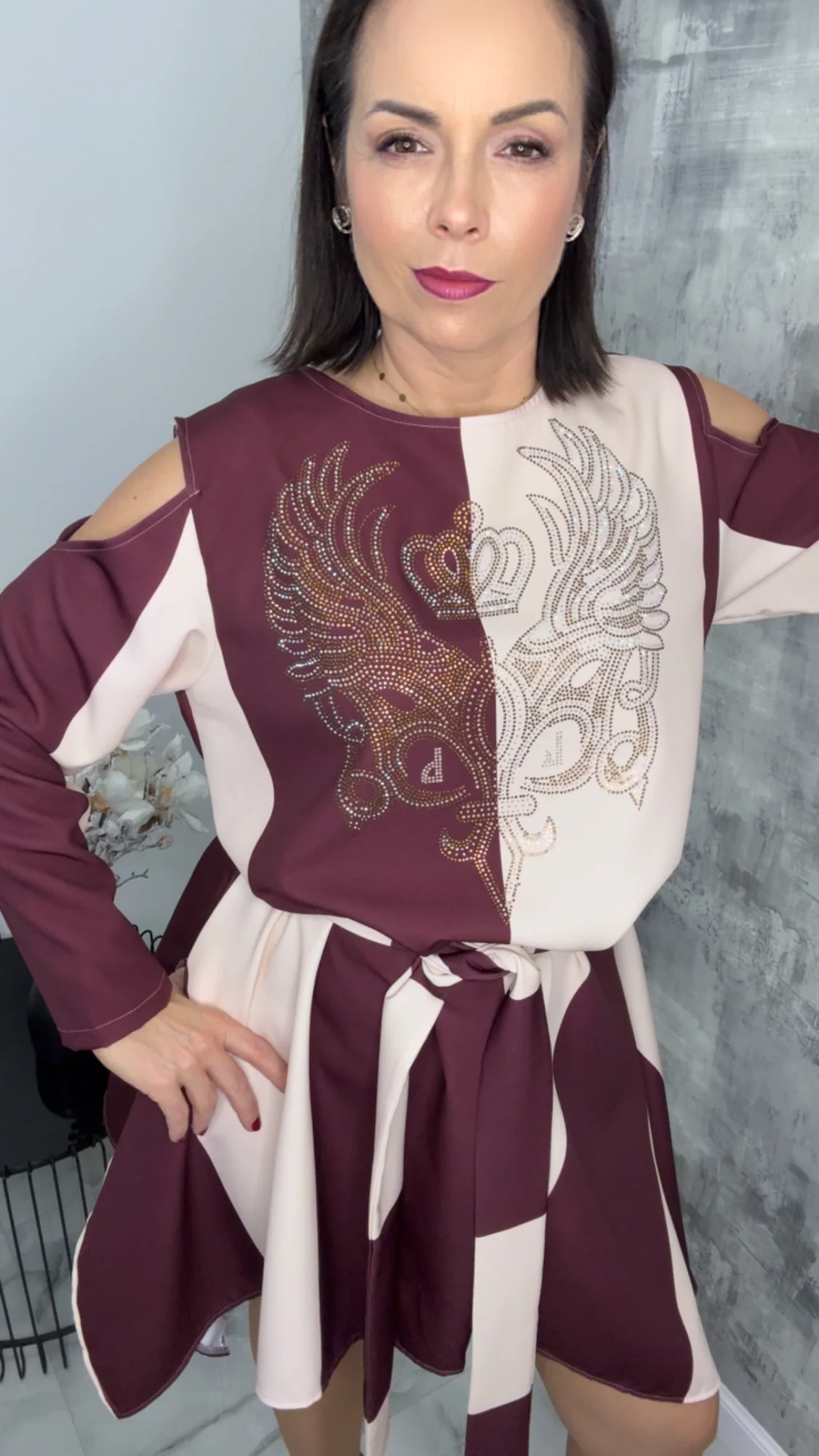 Sukienka Lola Bianka elegancka - obrazek 10