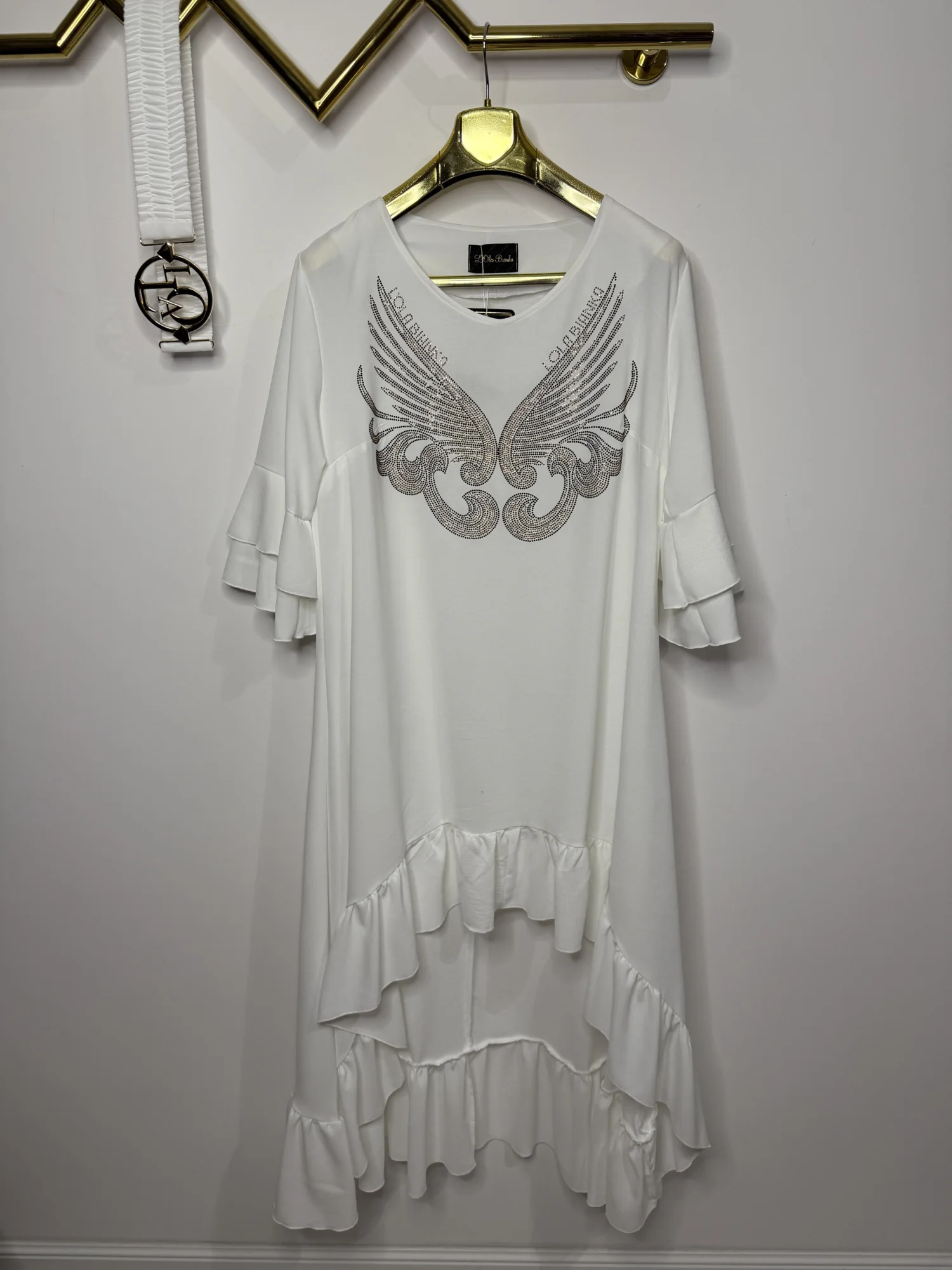 Sukienka Lola Bianka biała hiszpanka - obrazek 6