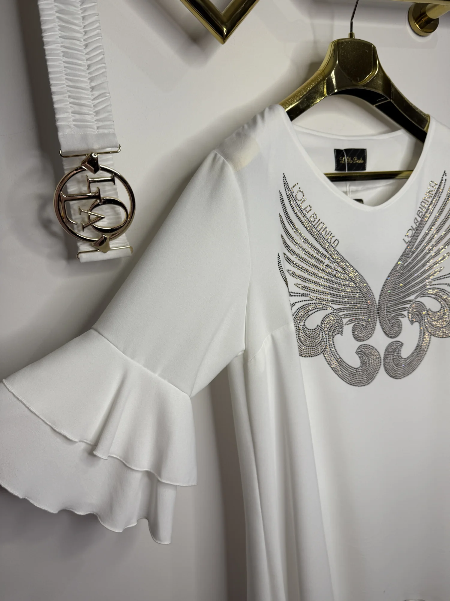 Sukienka Lola Bianka biała hiszpanka - obrazek 7